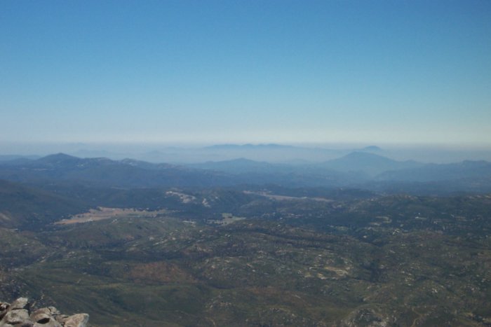 View from Cuyamaca Peak - looking northwest