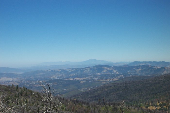 Looking north from Peak - snowcapped mtn is San Jacinto