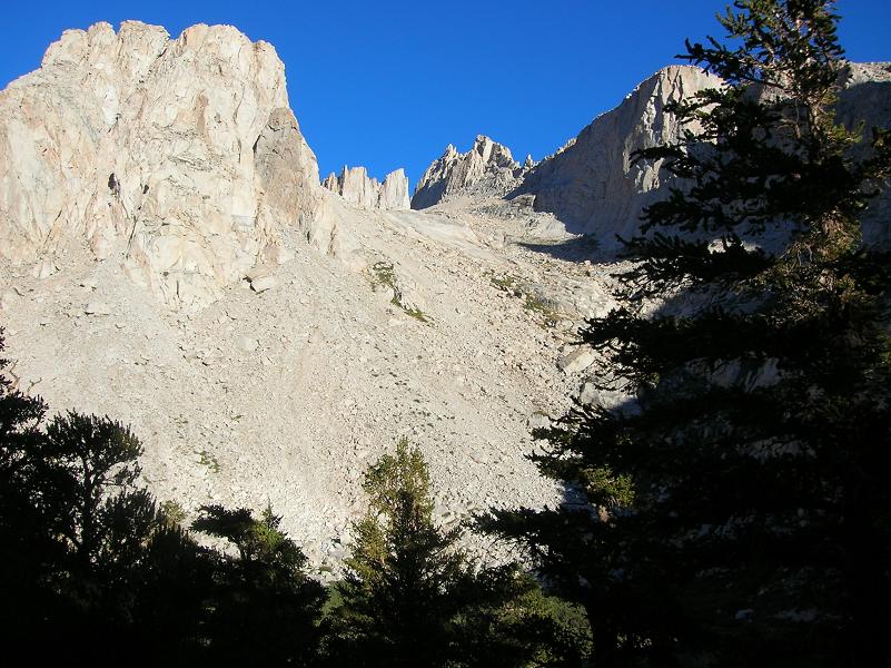 Mount Whitney, our enemy at this point