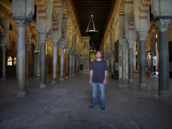Russ in the Mezquita, Cordoba, Spain
