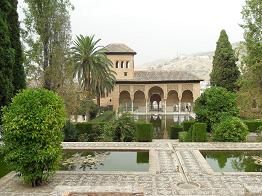 Garden in Palacio Nazaries, la Alhambra