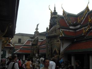 Giant Demon guards at Grand Palace