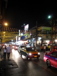 Khao San Road at night