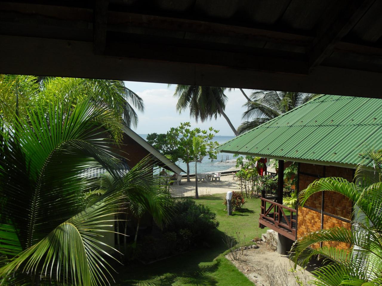 View from bungalow to ocean, Haad Tian