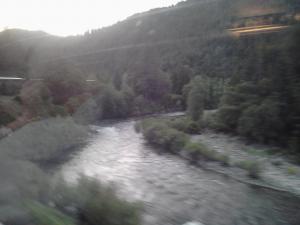 Following the river north of Redding