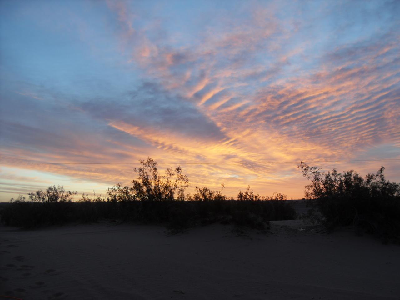 Sunset in Glamis