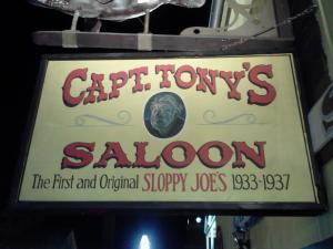 Captain Tonys, Original Sloppy Joes, Key West